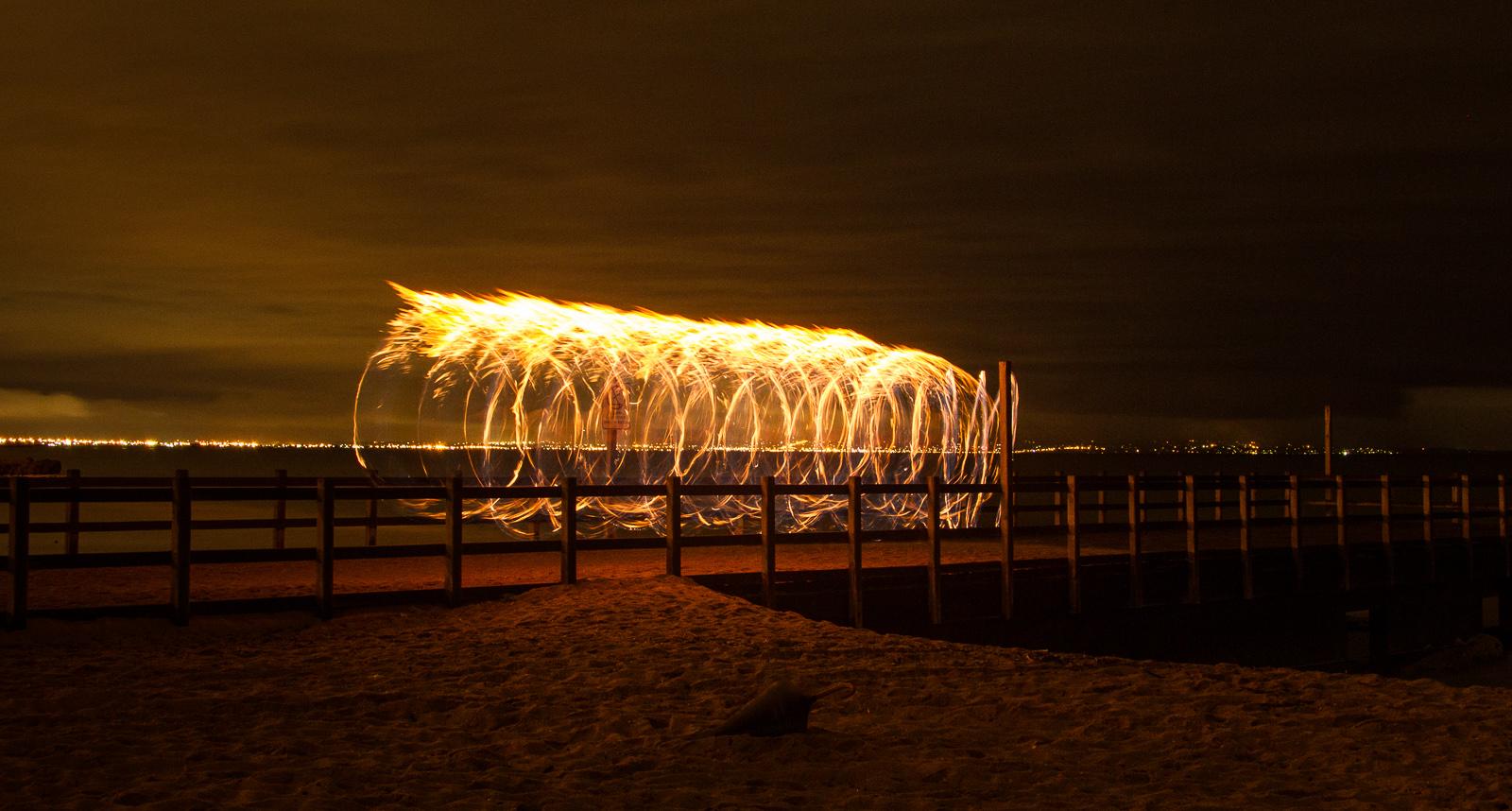 Lighting the pier panoramio